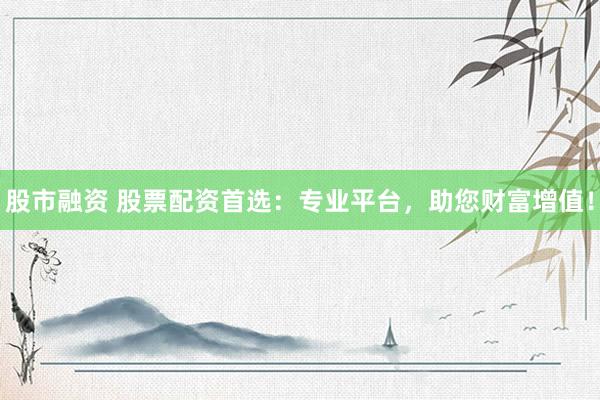 股市融资 股票配资首选：专业平台，助您财富增值！